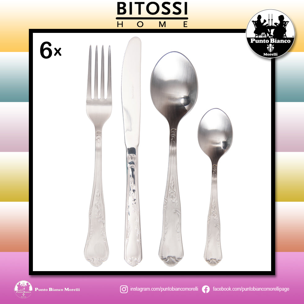 BITOSSI HOME | RETRO' Set 24 posate