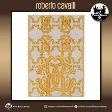 Carica l&#39;immagine nel visualizzatore di Gallery, ROBERTO CAVALLI HOME | LOGO GOLD Set asciugamani in spugna per bagno
