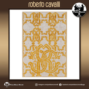 ROBERTO CAVALLI HOME | LOGO GOLD Set asciugamani in spugna per bagno