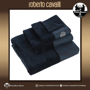 ROBERTO CAVALLI | MACRO ZEBRAGE Set asciugamani in spugna per bagno