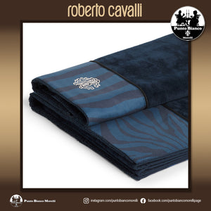 ROBERTO CAVALLI | MACRO ZEBRAGE Set asciugamani in spugna per bagno