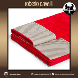 ROBERTO CAVALLI | MACRO ZEBRAGE Set asciugamani in spugna per bagno