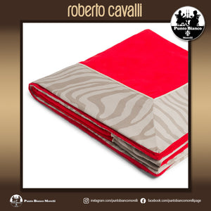 ROBERTO CAVALLI | MACRO ZEBRAGE Set asciugamani in spugna per bagno