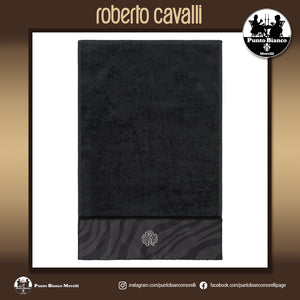 ROBERTO CAVALLI | MACRO ZEBRAGE Set asciugamani in spugna per bagno