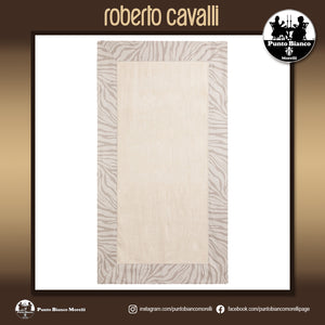 ROBERTO CAVALLI | MACRO ZEBRAGE Set asciugamani in spugna per bagno