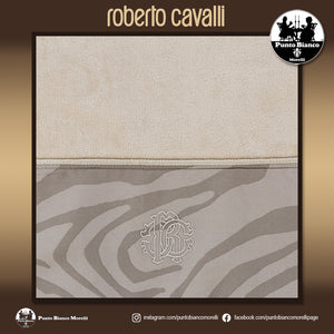 ROBERTO CAVALLI | MACRO ZEBRAGE Set asciugamani in spugna per bagno