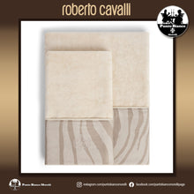 Carica l&#39;immagine nel visualizzatore di Gallery, ROBERTO CAVALLI | MACRO ZEBRAGE Set asciugamani in spugna per bagno
