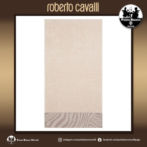 ROBERTO CAVALLI | MACRO ZEBRAGE Set asciugamani in spugna per bagno